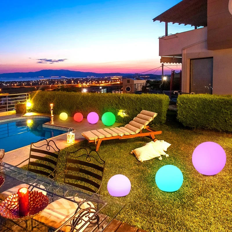 Outdoor LED Garden Ball lights (IP65 Waterproof)