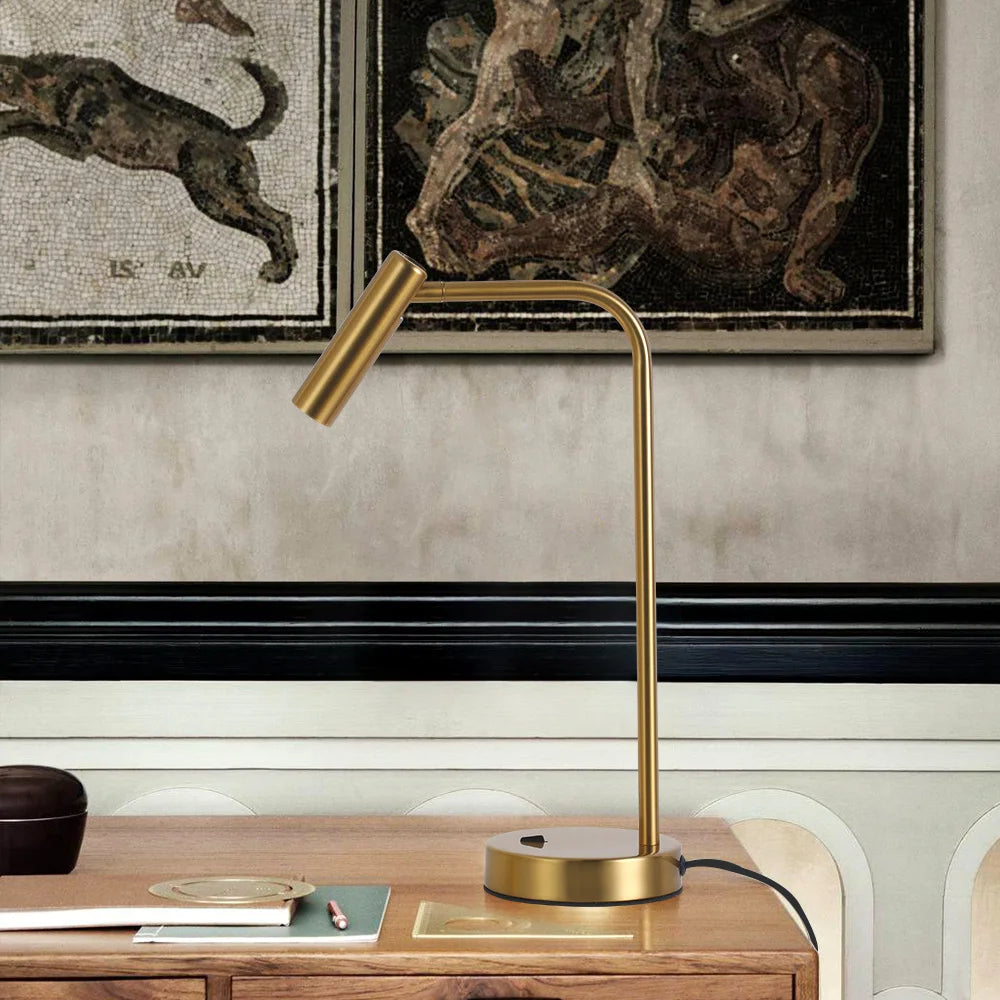 Metal Eye-Caring Reading Desk Lamp