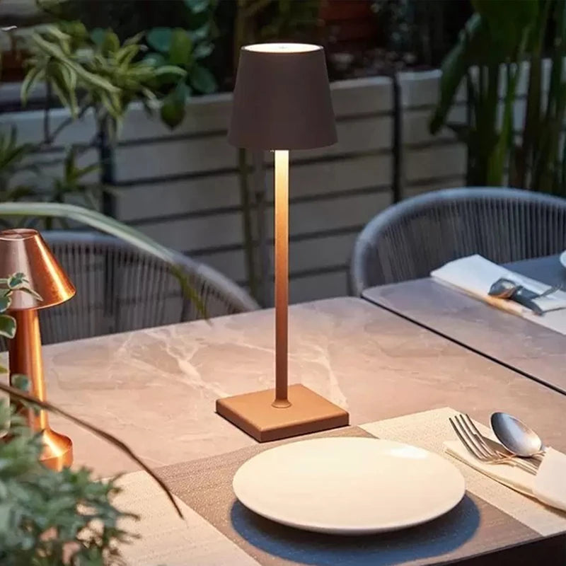 Scandi LED Rechargeable Table Lamp (Waterproof IP54)